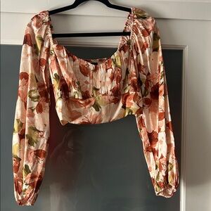 Abercrombie and Fitch floral long sleeve